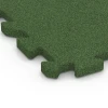 Detailaufnahme der Randausprägung von WARCO-Produkt 6991, Sports court tile, Format 50 x 50 x 3 cm | 0,25 m², Farbe Grass green.