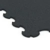 Detailaufnahme der Randausprägung von WARCO-Produkt 6376, Fitness Floor Protection Mat, Format 102,5 x 102,5 x 1,5 cm | 1,05 m², Farbe Anthracite.