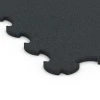 Detailaufnahme der Randausprägung von WARCO-Produkt 6377, Rubber Gym Mat, Format 102,5 x 102,5 x 2 cm | 1,05 m², Farbe Anthracite.