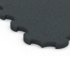 Detailaufnahme der Randausprägung von WARCO-Produkt 6322, Fitness Floor Protection Mat, Format 102,5 x 102,5 x 3 cm | 1,05 m², Farbe Anthracite.
