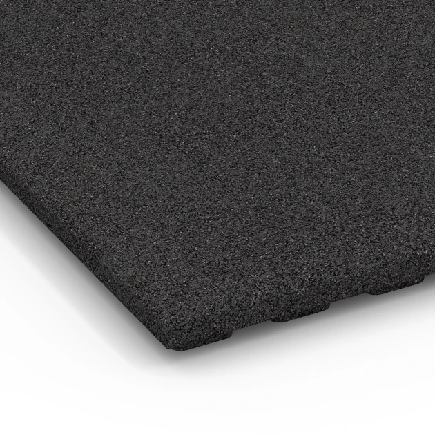 Detailaufnahme der Randausprägung von WARCO-Produkt 6383, Stallmatte Komfort, Format 100 x 100 x 4 cm, Farbe Anthracite.