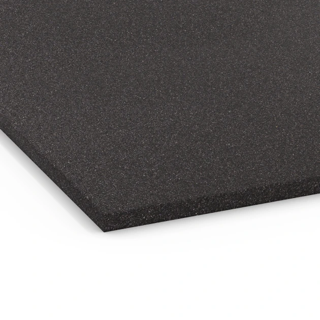 Detailaufnahme der Randausprägung von WARCO-Produkt 6656, Base Layer CL 3, Format 104 x 104 x 1,8 cm, Farbe Anthracite.