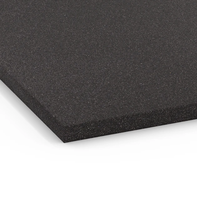 Detailaufnahme der Randausprägung von WARCO-Produkt 6658, Base Layer CL 1, Format 104 x 104 x 2,7 cm, Farbe Anthracite.
