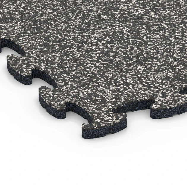 Detailaufnahme der Randausprägung von WARCO-Produkt 6760, Pool Surround Tiles, Format 44,6 x 44,6 x 1,8 cm, Farbe Dark Grey Granite.