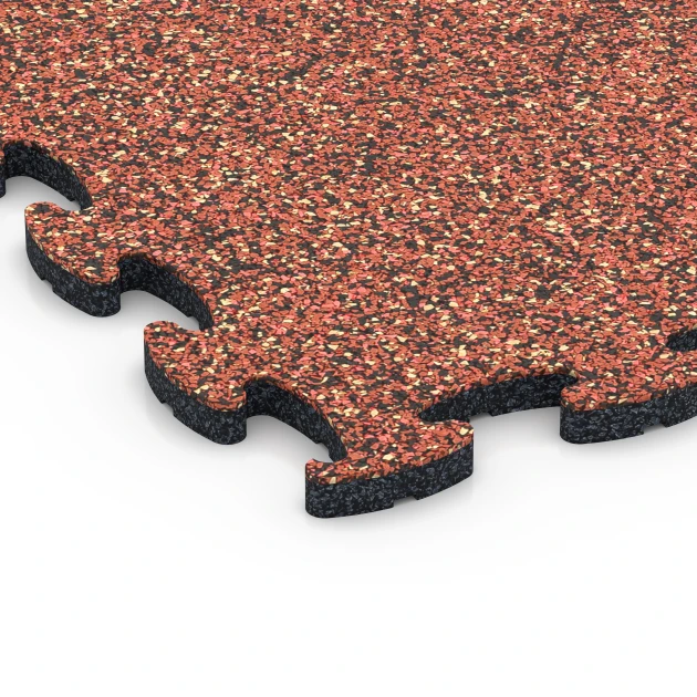 Detailaufnahme der Randausprägung von WARCO-Produkt 6764, Pool Surround Tiles, Format 44,6 x 44,6 x 1,8 cm, Farbe Embers.