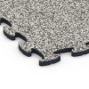Detailaufnahme der Randausprägung von WARCO-Produkt 6896, Indoor Dog Sports Flooring, Format 44,6 x 44,6 x 1,8 cm, Farbe Grey Granite.
