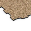 Detailaufnahme der Randausprägung von WARCO-Produkt 6835, Fitness Active Floor System, Format 97,1 x 97,1 × 1,8 cm, Farbe Terracotta.