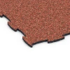 Detailaufnahme der Randausprägung von WARCO-Produkt 6836, Fitness Active Floor System, Format 97,1 x 97,1 × 1,8 cm, Farbe Embers.
