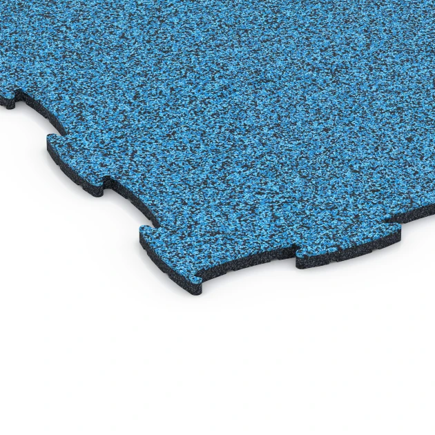 Detailaufnahme der Randausprägung von WARCO-Produkt 6839, Fitness Active Floor System, Format 97,1 x 97,1 × 1,8 cm, Farbe Atlantic.