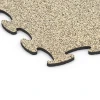 Detailaufnahme der Randausprägung von WARCO-Produkt 6928, Exhibition Click Floor Tile, Format 98 x 98 × 1,8 cm, Farbe Travertine.