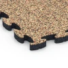 Detailaufnahme der Randausprägung von WARCO-Produkt 6934, Safety Puzzle Tile, Format 44,6 x 44,6 × 2,8 cm, Farbe Terracotta.