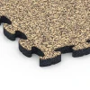 Detailaufnahme der Randausprägung von WARCO-Produkt 6939, Safety Puzzle Tile, Format 44,6 x 44,6 × 2,8 cm, Farbe Rattan.