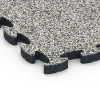 Detailaufnahme der Randausprägung von WARCO-Produkt 6842, Fitness Active Floor System, Format 44,6 x 44,6 × 2,8 cm, Farbe Grey Granite.