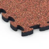 Detailaufnahme der Randausprägung von WARCO-Produkt 6881, Fitness Max Floor System, Format 44,6 x 44,6 × 2,8 cm, Farbe Embers.