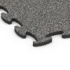 Detailaufnahme der Randausprägung von WARCO-Produkt 6886, Fitness Max Floor System, Format 98 x 98 x 2,8 cm, Farbe Dark Grey Granite.