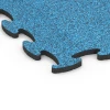 Detailaufnahme der Randausprägung von WARCO-Produkt 6893, Fitness Max Floor System, Format 97,1 x 97,1 x 2,8 cm, Farbe Atlantic.