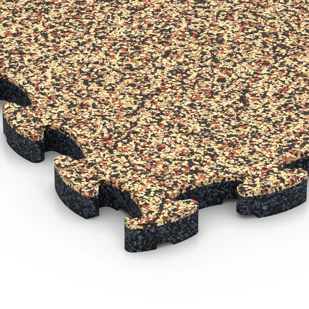 Detailaufnahme der Randausprägung von WARCO-Produkt 6772, Pool Surround Tiles, Format 28,9 x 28,9 x 1,8 cm, Farbe Terracotta.