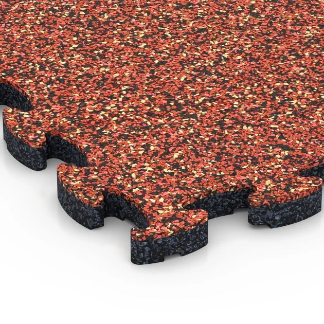 Detailaufnahme der Randausprägung von WARCO-Produkt 6773, Pool Surround Tiles, Format 28,9 x 28,9 x 1,8 cm, Farbe Embers.