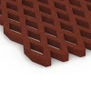 Detailaufnahme der Randausprägung von WARCO-Produkt 7010, Safety Grass Grid Mat, Format 100 x 100 x 4 cm, Farbe Brick red.
