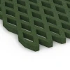 Detailaufnahme der Randausprägung von WARCO-Produkt 7011, Safety Grass Grid Mat, Format 100 x 100 x 4 cm, Farbe Grass green.