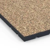 Detailaufnahme der Randausprägung von WARCO-Produkt 7144, Outdoor Gym Flooring, Format 60 x 60 x 4 cm | 0,36 m², Farbe Terracotta.