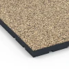 Detailaufnahme der Randausprägung von WARCO-Produkt 7149, Outdoor Gym Flooring, Format 60 x 60 x 4 cm | 0,36 m², Farbe Rattan.