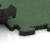 Großaufnahme vom Verbindungssystem von WARCO-Boden 5240 - Outdoor click tile im Farbdesign Pale Green. Abmessungen 500 x 500 x 30 mm.