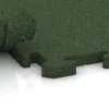 Großaufnahme vom Verbindungssystem von WARCO-Boden 2805 - Dog sports floor HD im Farbdesign Grass Green. Abmessungen 500 x 500 x 30 mm.