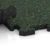 Großaufnahme vom Verbindungssystem von WARCO-Boden 3215 - Playground flooring im Farbdesign English Lawn. Abmessungen 1000 x 1000 x 30 mm.