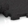 Großaufnahme vom Verbindungssystem von WARCO-Boden 5085 - Corner Tile HD im Farbdesign Anthracite. Abmessungen 485 x 485 x 30 mm.