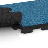 Großaufnahme vom Verbindungssystem von WARCO-Boden 1296 - Terrace tile Classic im Farbdesign Atlantic. Abmessungen 500 x 500 x 40 mm.