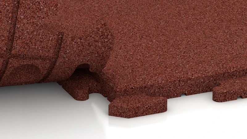 Concealed interlocking puzzle joint with rounded bevel