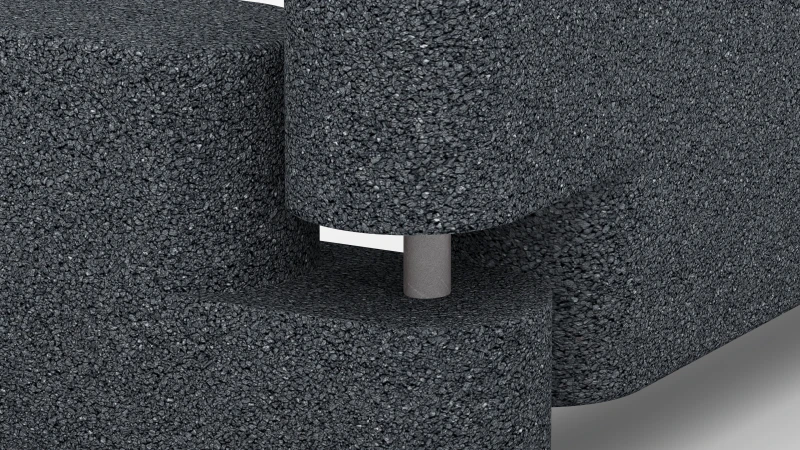 Chain linkage via ground anchor