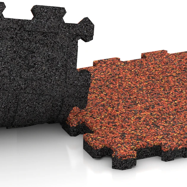 Großaufnahme vom Verbindungssystem von WARCO-Boden 3854 - Pool Decking Tile Seamless im Farbdesign Embers. Abmessungen 30,6 x 30,6 x 2 cm | 0,094 m².