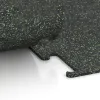 Großaufnahme vom Verbindungssystem von WARCO-Boden 3755 - Fitness Performance Elite Training Floor im Farbdesign Light Green Speckled. Abmessungen 1000 x 1000 x 10 mm.