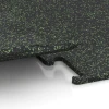Großaufnahme vom Verbindungssystem von WARCO-Boden 3759 - Fitness Performance Elite Training Floor im Farbdesign Light Green Speckled. Abmessungen 100 x 100 x 1,5 cm | 1,00 m².
