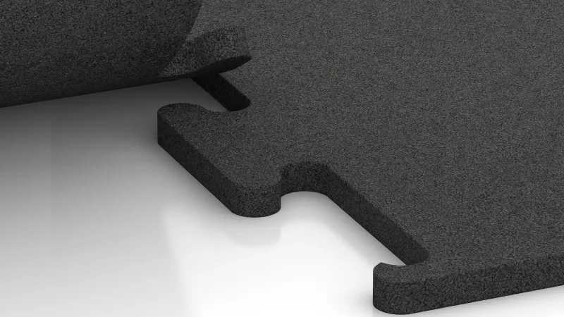 Precision cut interlocking puzzle joint without