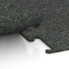 Großaufnahme vom Verbindungssystem von WARCO-Boden 3767 - Fitness Performance Elite Training Floor im Farbdesign Light Green Speckled. Abmessungen 50 x 50 x 1 cm | 0,25 m².