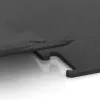 Großaufnahme vom Verbindungssystem von WARCO-Boden 3750 - Fitness Performance Elite Training Floor im Farbdesign Anthracite. Abmessungen 500 x 500 x 15 mm.
