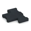 Großaufnahme vom Verbindungssystem von WARCO-Boden 6378 - Block Paving im Farbdesign Slate grey. Abmessungen 20 × 16,5 × 4,3 cm | 0,0278 m².