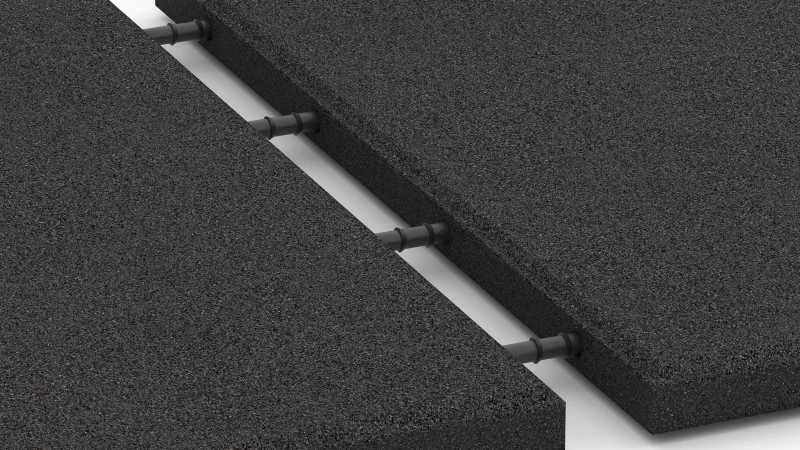 Plug connector bonded in place