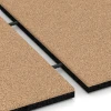 Großaufnahme vom Verbindungssystem von WARCO-Boden 6252 - Patio tile – 3 cm im Farbdesign Sand beige. Abmessungen 50 x 50 x 3 cm.