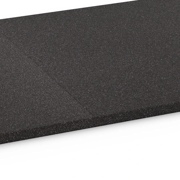 Großaufnahme vom Verbindungssystem von WARCO-Boden 6475 - Base Layer CL 1 im Farbdesign Anthracite. Abmessungen 52 x 52 x 1,8 cm.