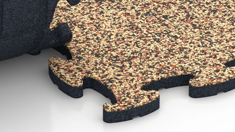 Optimised jigsaw interlock without bevel