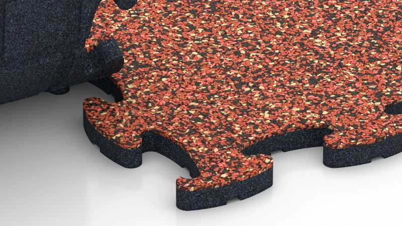 Optimised jigsaw interlock without bevel