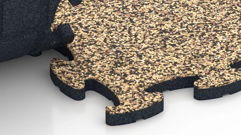 Optimised jigsaw interlock without bevel