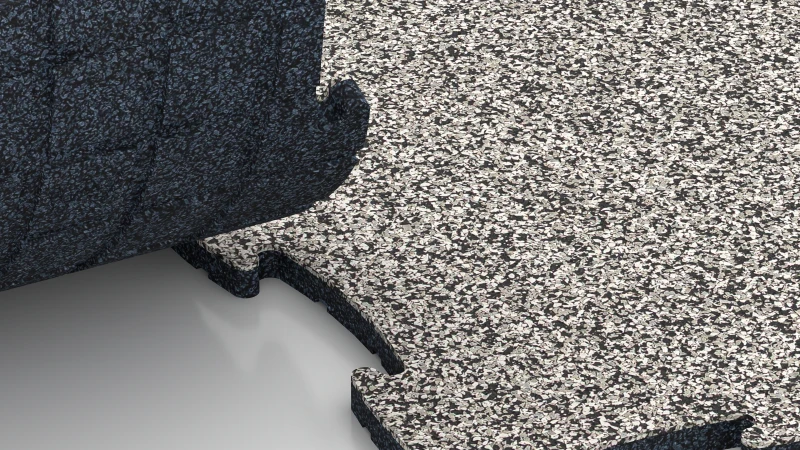 Optimised jigsaw interlock without bevel