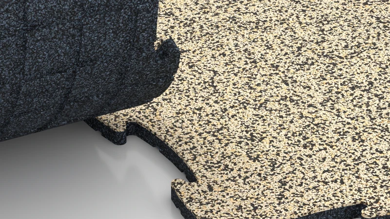 Optimised jigsaw interlock without bevel