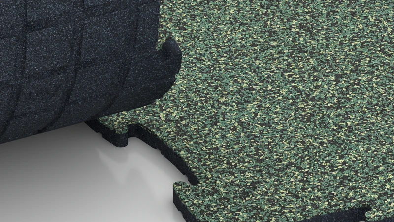 Optimised jigsaw interlock without bevel