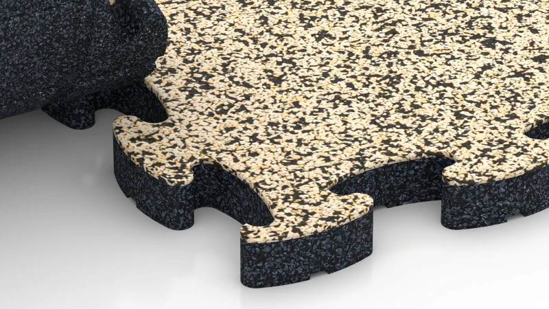 Optimised jigsaw interlock without bevel